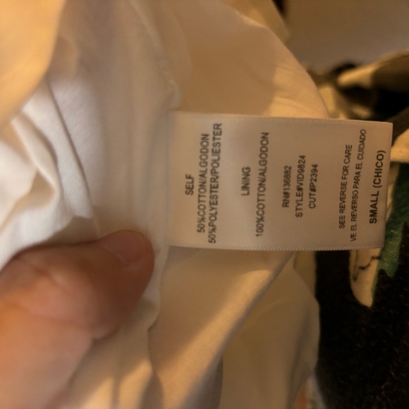 Plaid black and white babydoll style dress cottage look - Picture 3 of 4